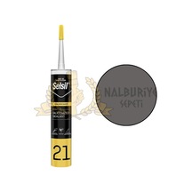 Selsil Silikonize Mastik ANTRASİT GRİ 500 gr. Antrasit Gri Antrasit Gri