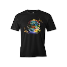 Pink Floyd - Earth Siyah Erkek Tshirt