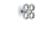 Umut 58 Düğme Kulp Inox Siyah