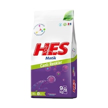 Hes Matik Toz Çamaşır Deterjanı 9kg Color/renkliler 72 Yıkama