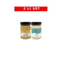 Laçoko Çifte Kavrulmuş Parçacıklı Fıstık ve Az Kavrulmuş Fıstık Ezmesi 2 x 320 G