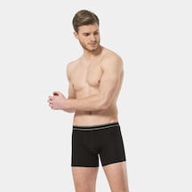 Türen Erkek Likralı Boxer 174/siyah Siyah