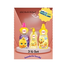 Bebek Şampuanı + Sıvı Çamaşır Deterjanı + Konsantre Yumuşatıcı 1500ml Islak Havlu Hediyeli