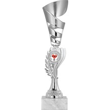Odak Kupa - Genel Kupalar - Gn-006 B - 29 Cm Altın - Beyaz
