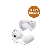 Termal Yazıcı Rulosu, Termal Adisyon Kağıdı 80 40 80mm X 40metre Adisyon Yazıcı Kağıdı 180 Adet