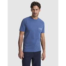 Pierre Cardin Erkek İndigo Tişört 50327866-vr028