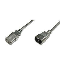 Digitus Ak-440201-050-s 5 Mt C14 To C13 Erkek-dişi 3x0.75mm Pc Monitör Arası Güç Kablosu