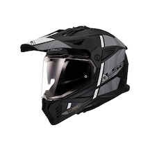 Ls2 Pioneer 2 Hill Kapalı Kask Mat Beyaz - Siyah