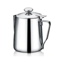 700 Ml Adria Kapaklı Kahve Süt Potu Pitcher 304 18 10 Paslanmaz N113364 Çok Renkli
