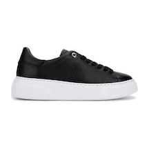 Tamer Tanca Kadın Hakiki Deri Siyah Floter Sneakers & Spor Ayakkabı 1145 Z-2501 Bn Ayk Y26 Sıyah Fltr Sıyah Derı