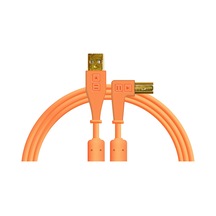Chroma Cables Usb-a To B - 1.5mt Right Angled Neon Orange