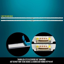 Takım Led-215 2xpcb 50 Samsung Uyumlu Aot 50 Nu7100f 2x38 3030c Jl.e500k2330-408bs-r7p-m-hf 54cm 38led Etc