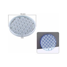 Epoksi Reçine Kalıp İthal Balık Pullu Motif Bardak Altlığı Taş Tozu Silikon Kalıp Hb5021-0090
