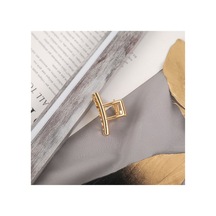 So-much Kadın Yeni Trend Metal Küçük Boy Mandal Saç Tokası Geometrik Şekilli 4,5 Cm.-3 Gold - 105669183 Gold - 105669183 Gold