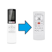Aux İle Uyumlu Model Ykr-c101e Klima Kumandası