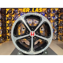 4 Adet Honda  6.5 15 5 114.3 Et45 64.1 Black Mack Jant Revize Edilmiş Takım