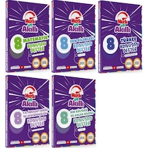 Tammat 8. Sınıf Matematik + Fen Bilimleri + Türkçe + İnkılap Tarihi + Din Kültürü Hızlı Ve Akıllı Konuşan Defter Soru Bankası Set 5 Kitap