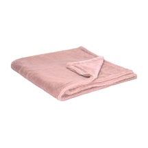 Pet Lodix Mira Toz Pembe Köpek Battaniyesi L 100x150cm Açık Bej