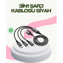Hızlı Şarj Destekli Çoklu Şarj Kablosu Seyahat Ve Günlük Kullanım Diğer