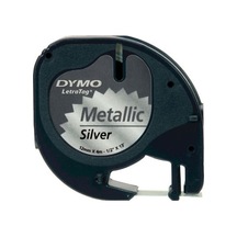 Dymo S0721730 Metalik Gri Letratag Metalik Şerit 12Mm X 4Mt