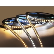 24 Volt Beyaz Akar Yürüyen Piksel Şerit Led 2835 Çip 120 Led 5 Metre