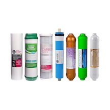 E-water Su Arıtma Cihazı 7'li Filtre Seti Vontron Membranlı 4'lü Mineral Alkali Filtre