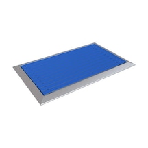 Arfen 40X70 Kauçuk Üst Yüzeyli Alüminyum Mavi Paspas