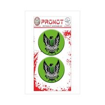 Damla Logo Sticker Monster Kabartmalı 5x5cm 11 Nötr