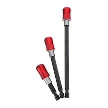 Hızlı Vidalama Adaptörü Altıgen 1/4 Hex Bits Aparatı Şaftlı Manyetik Tornavida Ucu Matkap Bit T