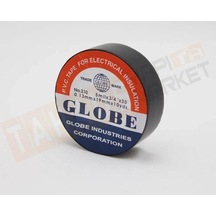 0.13mmx19mmx10 Yrds No.210 Siyah Izole Bant X10