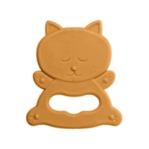 Bambino Kauçuk Yumuşak Diş Kaşıyıcı Turuncu Kedi Turuncu