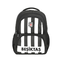 Beşiktaş Lisanslı Çubuklu Okul Çantası Sırt Çantası Kod:25339 Orijinal Çok Renkli