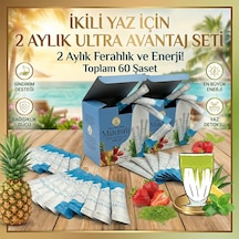 Premium Çilek Aromalı Detox Burner Form Maça Çayı 2 Kutu - 60 Adet Giritli Metin Efendi