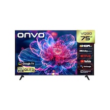 Onvo 75VQ90F3UB 75" 4K Ultra HD190 Ekran Uydu Alıcıslı Google Smart QLED TV