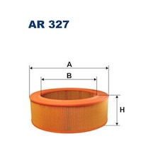 Fıltron Ar327 Hava Fıltresı W123 Turbo-d 81 85 S123 Turbo-d 81 85 C123 Turbo-d 81 85