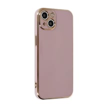 Newface Apple İphone 14 Kılıf Volet Silikon - Mor