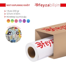 Feyza Bilişim Mat Coated Kağıt Kaplamalı 230 Gr 27cmx50mt