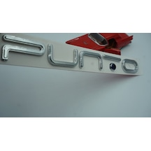 Fiat Punto Yeni Nesil Bagaj Krom Abs 3M 3D Yazı Logo Amblem