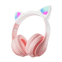 Blue Spectrum STN-28 Pro Bluetooth Sevimli Kedi Led Işıklı Kulaküstü Kulaklık