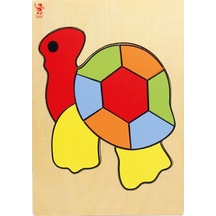 Kaplumbağa Ahşap Puzzle