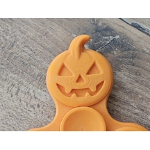 Bezos 3d Baskı Balkabağı Yarasa Ve Kurukafa Figürlü Fidget Spinner Turuncu Mmbz
