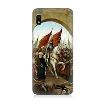 Samsung Galaxy A10 Uyumlu Fatih Sultan Mehmet İstanbul Desenli Silikon Kılıf
