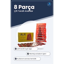 8 Parça Açık Ağız Anahtar Seti Çift Taraflı Manuel El Aletleri Mo