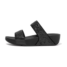 Roncato 339 Black Glitter Terlik Kadın Diğer Et3-339 Fitflop Lulu Glitter Slides Black Glitter Siyah