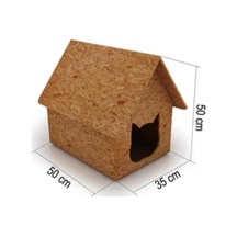 Kedi Evi Kedi Kulübesi Dış Mekan Kedi Yuvası 50x35x35cm