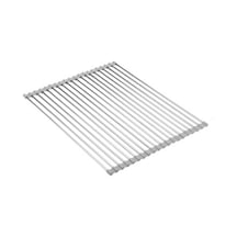 Fabrika Doğrudan Katlanır Paslanmaz Çelik Drenaj Rafı Kase Rafı Lavabo Mutfak Rafı Sebze Ve Meyve Suyu Kontrol Rafı 20 Tüp Küçük Gri Renkli