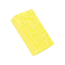 Yaozixa Çocuklar İçin Yumuşak Yıkama Spongesi - Yüksek Yoğunlukta Temizleme Gücü, Masajlı, Ev Kullanıma Uygun Sarı