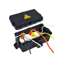 Willowhaven Siyah Orta Boy Elektrik Kutusu 10.6x5.7x5in 6 Girişli Kablo Koruması