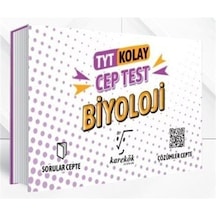 TYT Kolay Biyoloji Cep Test -  Karekök Eğitim Yayın