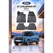 Ford Courier 2024+ Aracınıza Özel Üretim Havuzlu Paspas Takımı A+ -mod-